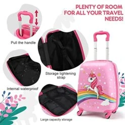 Emissary Kids Luggage With Wheels For Girls - 18” Unicorn Kids Suitcase With 14” Backpack - Kids Suitcases For Girls - Hard-Sided Rolling Kids Suitcase - Kids Carry On Luggage With Wheels 16 Emissary Kids Luggage With Wheels For Girls - 18” Unicorn Kids Suitcase With 14” Backpack - Kids Suitcases For Girls - Hard-Sided Rolling Kids Suitcase - Kids Carry On Luggage With Wheels -Vera Bradley Shop 51BXcUvizRL