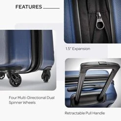 American Tourister Moonlight Hardside Expandable Luggage With Spinner Wheels, Navy, 3-Piece Set (21/24/28) -Vera Bradley Shop 51BZGhT0btL 0dfb6179 0fdd 4e75 a389 ac1ac1153dd0