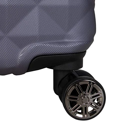Kenneth Cole Reaction Diamond Tower Luggage Collection Lightweight Hardside Expandable 8-Wheel Spinner Travel Suitcase, Smokey Purple, 2-Piece Set (20" & 28") 6 Kenneth Cole Reaction Diamond Tower Luggage Collection Lightweight Hardside Expandable 8-Wheel Spinner Travel Suitcase, Smokey Purple, 2-Piece Set (20" & 28") - Image 4