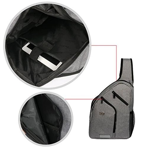 Shoulder Backpack Chest Crossbody Bags Large Travel Sling Pack For Men 9 Shoulder Backpack Chest Crossbody Bags Large Travel Sling Pack For Men - Image 7