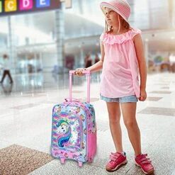Kids Suitcase, Rolling Luggage With Wheels For Girls - Unicorn -Vera Bradley Shop 51CTTzIVjcS