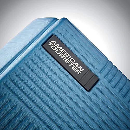 American Tourister Stratum XLT Expandable Hardside Luggage With Spinner Wheels, Blue Spruce, Checked-Medium 25-Inch 5 American Tourister Stratum XLT Expandable Hardside Luggage With Spinner Wheels, Blue Spruce, Checked-Medium 25-Inch - Image 3