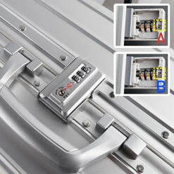 TRAVELKING All Aluminum Luggage Hard Shell Suitcase With Wheels Carry On Spinner Suitcase (Silver 20 Inch) 14 TRAVELKING All Aluminum Luggage Hard Shell Suitcase With Wheels Carry On Spinner Suitcase (Silver 20 Inch) -Vera Bradley Shop 51CoIVbwiyL f8d8bf16 2729 4fc2 9025 9c414003f6e8