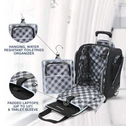Travelpro Maxlite 5-Rolling Underseat Compact Carry-On Bag, Black, 15-Inch -Vera Bradley Shop 51Crs4QtDKL