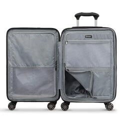 Travelpro Roundtrip Hardside Expandable Spinner Luggage, Silver, 2-Piece Set (21/25) 13 Travelpro Roundtrip Hardside Expandable Spinner Luggage, Silver, 2-Piece Set (21/25) -Vera Bradley Shop 51D49XLh2oL