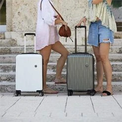 SwissGear 7272 Energie Hardside Expandable Luggage With Spinner Wheels, White, Carry-On 19-Inch 14 SwissGear 7272 Energie Hardside Expandable Luggage With Spinner Wheels, White, Carry-On 19-Inch -Vera Bradley Shop 51D8p3wS zL