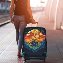 Fullmetal Alchemist Anime Travel Luggage Protector Cover Washable Suitcase Covers With Concealed Zipper Elastic Protector Case M 22-24 In -Vera Bradley Shop 51DBXh0HcmL