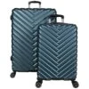 Kenneth Cole Reaction Women's Madison Square Hardside Chevron Expandable Luggage, Emerald, 2-Piece Set (20" & 28") -Vera Bradley Shop 51DfJiduEhL