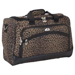 American Flyer Animal Print 5-Piece Spinner Luggage Set, Leopard Black -Vera Bradley Shop 51E1QkcCcdL