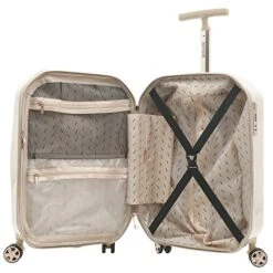 Kensie Women's 3D Gemstone TSA Lock Hardside Spinner Luggage, Rose Gold, 20-Inch Carry-On -Vera Bradley Shop 51EGCjQNmEL