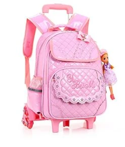 Meetbelify Rolling Backpacks For Girls School Bags Trolley Handbag With Lunch Bag Style B-Pink 19 Meetbelify Rolling Backpacks For Girls School Bags Trolley Handbag With Lunch Bag Style B-Pink -Vera Bradley Shop 51EJbnuFeDL 577f48d3 27c2 4c45 99f1 504b9d042211