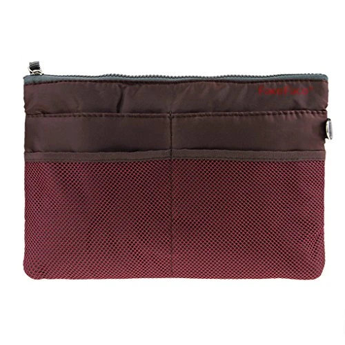 FakeFace Multi-funtional Nylon Zipper Travel Handbag Pouch / Bag In Bag / Insert Organizer / 5 FakeFace Multi-funtional Nylon Zipper Travel Handbag Pouch / Bag In Bag / Insert Organizer / - Image 3