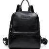 Bostanten Women Leather Backpack Purse Satchel Shoulder School Bags For College Black Small 2 Bostanten Women Leather Backpack Purse Satchel Shoulder School Bags For College Black Small -Vera Bradley Shop 51FKVygMoiL