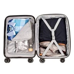 NONSTOP Luggage Expandable Spinner Wheels Hard Side Shell Travel Suitcase Set 3 Piece Lightweight With TSA Lock And Double USB Port, NEW YORK Collection (Silver, 3-Piece Set (20/24/28)) 13 NONSTOP Luggage Expandable Spinner Wheels Hard Side Shell Travel Suitcase Set 3 Piece Lightweight With TSA Lock And Double USB Port, NEW YORK Collection (Silver, 3-Piece Set (20/24/28)) -Vera Bradley Shop 51FRbVMaQML