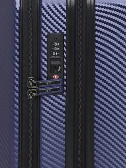 HEYS EZ Access 2.0 Range Navy Color Hard Cabin Luggage, Blue, Luggage -Vera Bradley Shop 51FX7HZeiOL