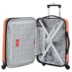 Wrangler Smart Luggage Set With Cup Holder And USB Port, Burnt Orange, 3 Piece 15 Wrangler Smart Luggage Set With Cup Holder And USB Port, Burnt Orange, 3 Piece -Vera Bradley Shop 51Fmk5OGwfL