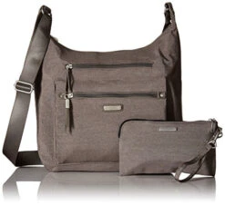 Baggallini Day Trip Hobo With Rfid Phone Wristlet, Sterling Shimmer -Vera Bradley Shop 51GAnaOJQrL