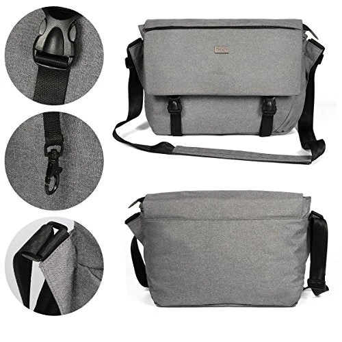 Freewander Messenger Bag Crossbody Shoulder Bag 14-inch Laptop School Satchel For Women Men 6 Freewander Messenger Bag Crossbody Shoulder Bag 14-inch Laptop School Satchel For Women Men - Image 4
