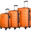 Expandable 3 Piece Luggage Sets Hardside Durable Suitcase With Spinner Wheels TSA Lock, 3 Pcs Carry On Case Travel Home Outdoor School Lightweight Trolley Case ( 20" 24" 28" Orange) -Vera Bradley Shop 51GRGB3WbxS