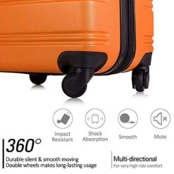 Expandable 3 Piece Luggage Sets Hardside Durable Suitcase With Spinner Wheels TSA Lock, 3 Pcs Carry On Case Travel Home Outdoor School Lightweight Trolley Case ( 20" 24" 28" Orange) 13 Expandable 3 Piece Luggage Sets Hardside Durable Suitcase With Spinner Wheels TSA Lock, 3 Pcs Carry On Case Travel Home Outdoor School Lightweight Trolley Case ( 20" 24" 28" Orange) -Vera Bradley Shop 51GnHZgetHS
