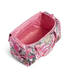 Vera Bradley Women's Recycled Lighten Up Reactive Travel Duffle Bag, Rain Forest Canopy Coral, One Size -Vera Bradley Shop 51GxqXy4HvS