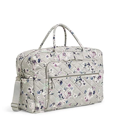 Vera Bradley Performance Twill Grand Weekender Travel Bag, Park Stripe 4 Vera Bradley Performance Twill Grand Weekender Travel Bag, Park Stripe - Image 2