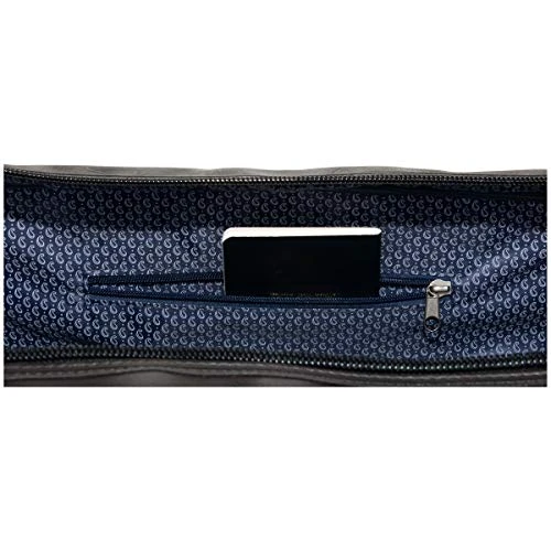 Ben Sherman 20" Travel Duffel Vegan Leather Weekender Carry-On Duffle Luggage/Gym Bag For Men & Women, Brown 10 Ben Sherman 20" Travel Duffel Vegan Leather Weekender Carry-On Duffle Luggage/Gym Bag For Men & Women, Brown - Image 8