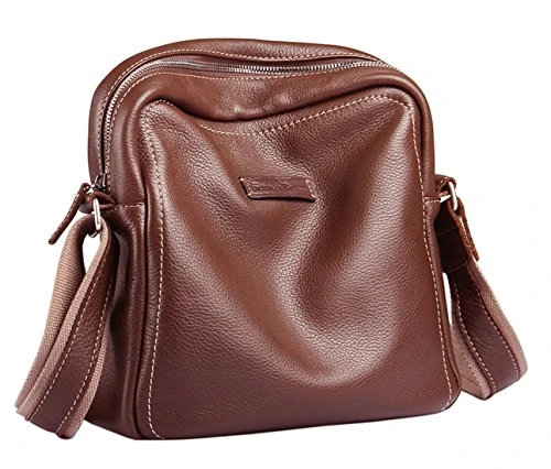 Saierlong New Mens Coffee Genuine Leather Briefcase Messenger Bags Business Handbags 3 Saierlong New Mens Coffee Genuine Leather Briefcase Messenger Bags Business Handbags