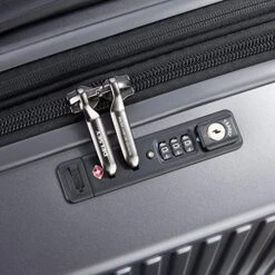 DELSEY Paris Securitime Expandable Luggage With Spinner Wheels, Anthracite Gray, Carry-On 19 Inch -Vera Bradley Shop 51HZfw cAAL