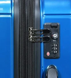 Dejuno Venture New Generation 3-Piece Hardside Spinner TSA Lock, Blue, One Size -Vera Bradley Shop 51HtKXJTD6S