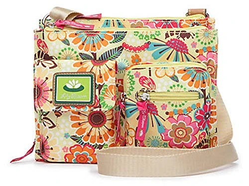 Lily Bloom BUSY BEE In Yellow Flower Garden Regina Crossbody Bag | Eco-Friendly | Multiple Pockets/Compartments 3 Lily Bloom BUSY BEE In Yellow Flower Garden Regina Crossbody Bag | Eco-Friendly | Multiple Pockets/Compartments