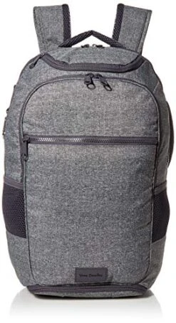 Vera Bradley Women's Recycled Lighten Up Reactive Journey Backpack, Gray Heather, One Size