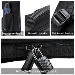 Laptop Backpack Business 15.6 Inch Waterproof Secure Crossbody Laptop Backpack Scratchproof Anti-Theft Laptop Rucksack USB Charging And Water Resistant College Slim Office Men Backpack -Vera Bradley Shop 51JD3aa5vtL