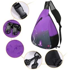 ICOLOR Canvas Sling Backpack, Multipurpose Crossbody Shoulder Bag Beach Tote Pack Bags For Men Women Hiking Cycling Walking Dog Travel Daypack -Vera Bradley Shop 51JDN9SIW8L