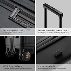 LEVEL8 Luminous Textured Medium Checked Luggage, 24β Hardshell Suitcase, Lightweight PC Textured Hardside Spinner Trolley For Luggage, TSA Approved Checked Luggage With 8 Spinner Wheels, Dark Grey, 24-Inch Checked-In 14 LEVEL8 Luminous Textured Medium Checked Luggage, 24β Hardshell Suitcase, Lightweight PC Textured Hardside Spinner Trolley For Luggage, TSA Approved Checked Luggage With 8 Spinner Wheels, Dark Grey, 24-Inch Checked-In -Vera Bradley Shop 51JDsC2Bs3L