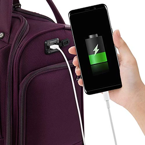 Travelpro Crew Versapack Rolling Underseat Carry-on, Perfect Plum 7 Travelpro Crew Versapack Rolling Underseat Carry-on, Perfect Plum - Image 5