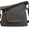 ECOSUSI Unisex Casual Hobo Canvas Cross Body Messenger Shoulder Bags Grey -Vera Bradley Shop 51JrkRBPlGL