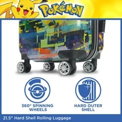 Ful Pokemon Pikachu 21 Inch Rolling Luggage, Hardshell Carry On Suitcase With Wheels, Multicolor (FBML0001-998) 11 Ful Pokemon Pikachu 21 Inch Rolling Luggage, Hardshell Carry On Suitcase With Wheels, Multicolor (FBML0001-998) -Vera Bradley Shop 51K CippmQL