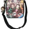 Anime Nezuko Cosplay Messenger Bags & Purse Set Shinobu Shoulder Bags GIft For Anime Fans