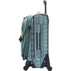Steve Madden Designer 20 Inch Luggage Collection - Lightweight Softside Expandable Suitcase For Men & Women - Durable Carry On Bag With 4-Rolling Spinner Wheels (Legends Turquoise) 9 Steve Madden Designer 20 Inch Luggage Collection - Lightweight Softside Expandable Suitcase For Men & Women - Durable Carry On Bag With 4-Rolling Spinner Wheels (Legends Turquoise) -Vera Bradley Shop 51KReA5D4HL
