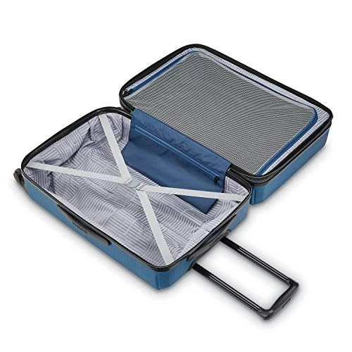 American Tourister Stratum XLT Expandable Hardside Luggage With Spinner Wheels, Blue Spruce, Checked-Medium 25-Inch 10 American Tourister Stratum XLT Expandable Hardside Luggage With Spinner Wheels, Blue Spruce, Checked-Medium 25-Inch - Image 8