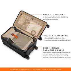 Briggs & Riley Torq Hardside Luggage, Stealth, Medium-Checked 28-Inch -Vera Bradley Shop 51KoDTRYN7L