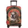 WONDERTIFY Bulldog Travel Suitcase Protector United States Semper Fidelis Elastic Washable Luggage Cover With Concealed Zipper Red Fits 29-32 Inch -Vera Bradley Shop 51KuQp DctL