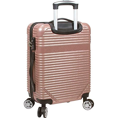 Dejuno Luna Lightweight 3-Piece Hardside Spinner Luggage Set, Blue, One Size 6 Dejuno Luna Lightweight 3-Piece Hardside Spinner Luggage Set, Blue, One Size - Image 4