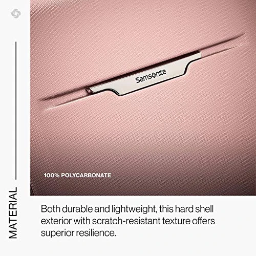Samsonite Winfield 3 DLX Hardside Expandable Luggage With Spinners, Rose, Checked-Large 28-Inch 6 Samsonite Winfield 3 DLX Hardside Expandable Luggage With Spinners, Rose, Checked-Large 28-Inch - Image 4