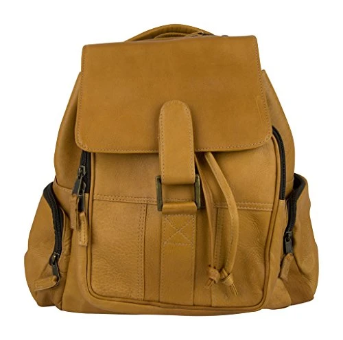 Latico Leathers Discovery Backpack, Natural, One Size, 100% Authentic Leather, Made In India 4 Latico Leathers Discovery Backpack, Natural, One Size, 100% Authentic Leather, Made In India - Image 2