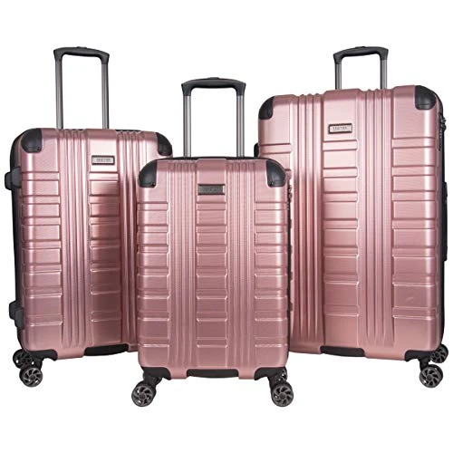 Kenneth Cole REACTION Scott's Corner Hardside Expandable 8-Wheel Spinner TSA Lock Travel Suitcase, Rose Gold, 3-Piece Set (20", 24", & 28") 3 Kenneth Cole REACTION Scott's Corner Hardside Expandable 8-Wheel Spinner TSA Lock Travel Suitcase, Rose Gold, 3-Piece Set (20", 24", & 28")