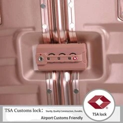 Sondre X Luggage Rolling Wheels Old Fashion Trunk Suitcase PC ABS Spinner Hardshell Carry On With TSA Lock 20" 24" 26" 29"(White) 13 Sondre X Luggage Rolling Wheels Old Fashion Trunk Suitcase PC ABS Spinner Hardshell Carry On With TSA Lock 20" 24" 26" 29"(White) -Vera Bradley Shop 51MC9mefZbL