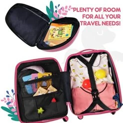 Emissary Kids Luggage With Wheels For Girls - 18” Unicorn Kids Suitcase With 14” Backpack - Kids Suitcases For Girls - Hard-Sided Rolling Kids Suitcase - Kids Carry On Luggage With Wheels 11 Emissary Kids Luggage With Wheels For Girls - 18” Unicorn Kids Suitcase With 14” Backpack - Kids Suitcases For Girls - Hard-Sided Rolling Kids Suitcase - Kids Carry On Luggage With Wheels -Vera Bradley Shop 51MgD6ttZ L