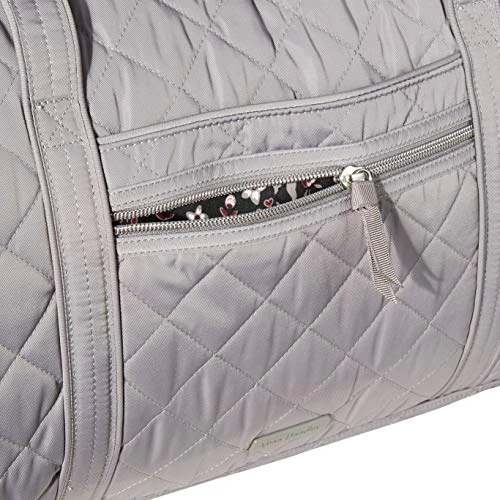 Vera Bradley Women's Performance Twill Medium Travel Duffle Bag, Tranquil Gray, One Size 7 Vera Bradley Women's Performance Twill Medium Travel Duffle Bag, Tranquil Gray, One Size - Image 5